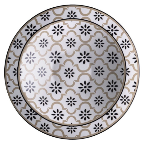Kameninový hluboký servírovací talíř Brandani Alhambra, ø 30 cm