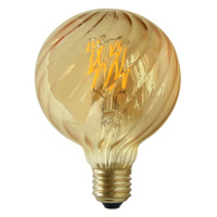 LED Žárovka VINTAGE AMBER G95 E27/4W/230V 2700K