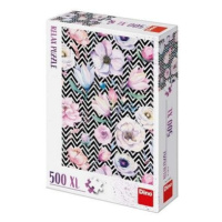 DINO Puzzle KVĚTY 500 dílků XL relax