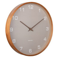 Designové nástěnné hodiny 5993GY Karlsson 40cm