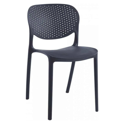 Tempo Kondela Stohovatelná židle FEDRA new - černá + kupón KONDELA10 na okamžitou slevu 3% (kupó