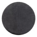 Dywany Lusczow Kulatý koberec BUNNY tmavě šedý