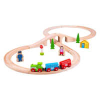 Bigjigs Rail Dřevěná vláčkodráha osmička