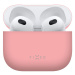 Ultratenké silikonové pouzdro pro Apple Airpods 3, FIXED Silky, růžová