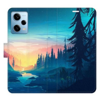 iSaprio flip pouzdro Magical Landscape pro Xiaomi Redmi Note 12 Pro 5G / Poco X5 Pro 5G