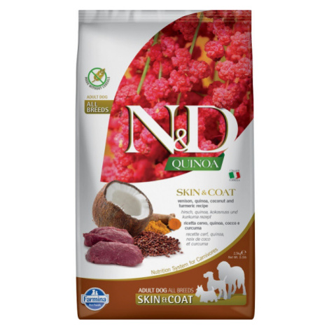 N&D Quinoa Dog Skin&Coat Venison&Coconut 2,5kg