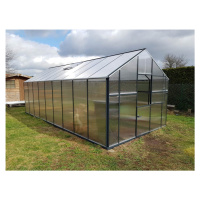 Zahradní skleník Gampre SANUS PRO XL-4, antracit, 6 mm