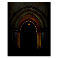 Fotografie Stone archway lit by lantern, Michael Duva, 30 × 40 cm