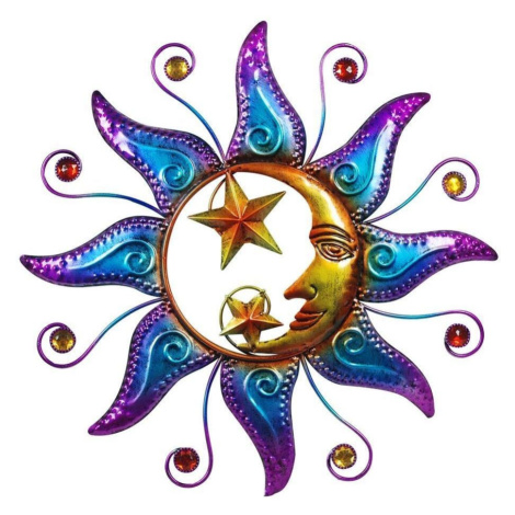 Signes Grimalt Ornament Nástěnné Slunce A Měsíc Modrá