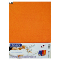 veratex Froté prostěradlo 80x200/25cm (č.23-oranžové)