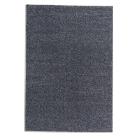 Schöner Wohnen, Kusový koberec Pure 190040 Anthracite, 200x290, černá, obývací pokoj Schöner Wohnen Teppi