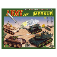 Merkur 1129 army set - vojenská technika, 657 dílů