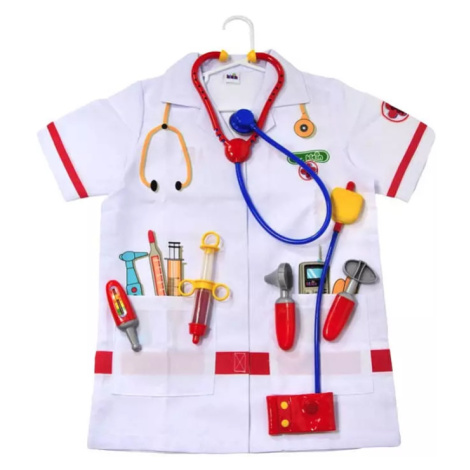 KLEIN Doktorský oblek set bílý plášť + dětské lékařské nástroje