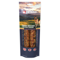 Ontario Protein Chew Snack Large Rolls with Beef 2 ks