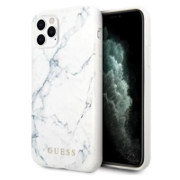 Kryt Guess iPhone 11 Pro Max White Marble (GUHCN65PCUMAWH)