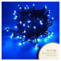 DecoLED LED osvětlení vánoční venkovní - 4 m, 32 modrých diod