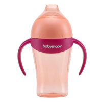 Babymoov Nekapající hrníček s úchyty 180 ml Peach