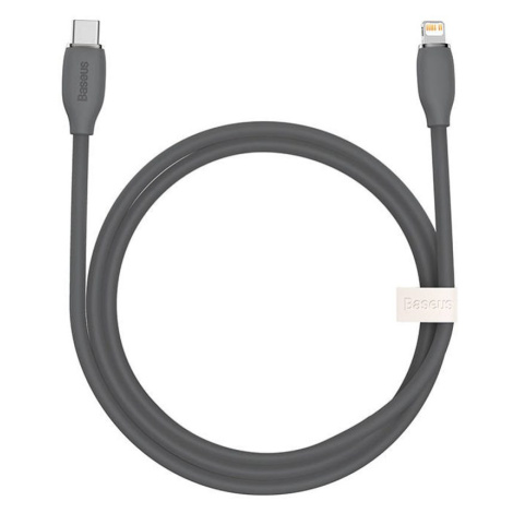 Baseus Jelly kabel USB-C na Lightning, 20W, 1,2 m (černý)