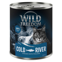 Wild Freedom Adult 6 x 800 g – bez obilovin - Cold River - treska a kuře