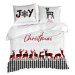 Vánoční povlečení 100% bavlna CHRISTIE IV. 1x 220x200 cm, 2x povlak 70x80 cm francouzské povleče