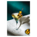 Fotografie Vodka martini, classic alcoholic cocktail drink, 5PH, 26.7 × 40 cm