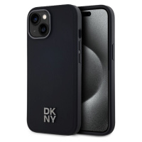 DKNY PU Leather Stack Logo Magsafe kryt iPhone 14 černý