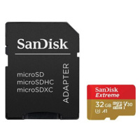 SanDisk MicroSDHC 32GB Extreme + SD adaptér