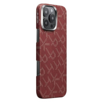Pitaka Tactile Woven Case kryt iPhone 16 Pro PTK Red/Gold