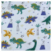 Jerry Fabrics Povlečení do postýlky 100x135 + 40x60 cm - Dino "Cute and wild"