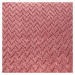 Přehoz na křeslo LUIZ růžová 70x160 cm Mybesthome