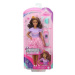 Barbie PRINCESS ADVENTURE KAMARÁDKA varianta 3 sv.hnědé vlasy, růžová sukně