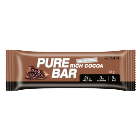 PROM-IN Essential Pure bar proteinová tyčinka natural kakao 65 g