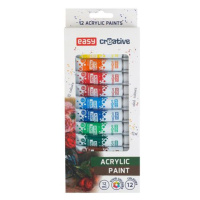 Barvy akrylové EASY Creative 12ks 12ml