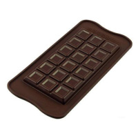 Silikonová forma na čokoládu – zdobená čoko tabulka - Silikomart