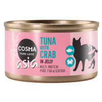 Cosma Thai/Asia v želé 24 x 85 g - Tuňák s krabím masem v želé