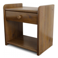 DRW Noční stolek VILMA z masivního dřeva - Dub