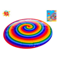 MIKRO TRADING - Sun Fun nafukovací frisbee 60cm duhové na kartě