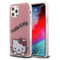 Pouzdro Hello Kitty IML Daydreaming Logo zadní kryt pro Apple iPhone 12, iPhone 12 PRO Pink