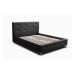 Čalouněná postel AGNES černá rozměr 140x200 cm