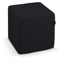 Dekoria Sedák Cube - kostka pevná 40x40x40, černá, 40 x 40 x 40 cm, Etna, 705-00