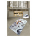 L'essentiel Koupelnový kobereček BLUR 80x100 cm vícebarevný