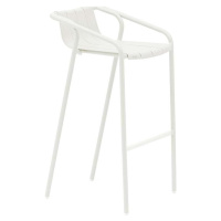 Světle šedé kovové zahradní barové židle v sadě 2 ks Fleole – Ezeis