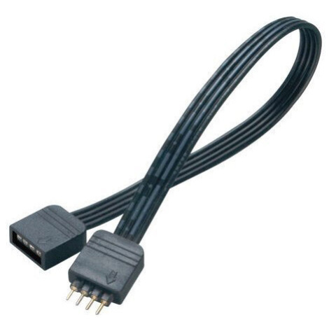 Akasa prodlužovací pásek RGB 4pin(M) na 4pin(F) (AK-CBLD01-50BK), 50 cm