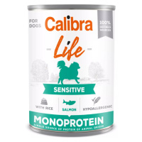 CALIBRA Life konzerva Sensitive Salmon with rice pro psy 400 g