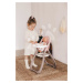 Jídelní židle Highchair Natur D'Amour Baby Nurse Smoby s 2 doplňky pro 42 cm panenku od 18 měsíc