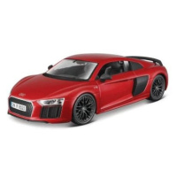 Maisto - Audi R8 V10 Plus, metal červená, assembly line, 1:24