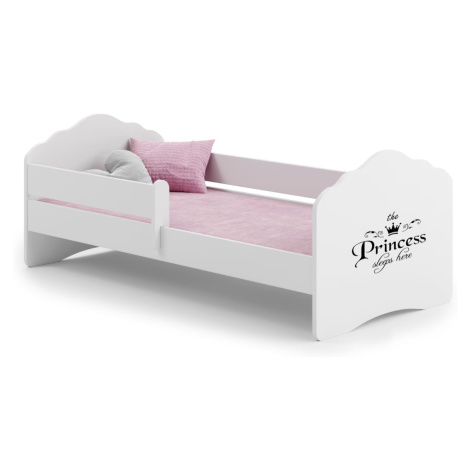 ArtAdrk Dětská postel CASIMO | se zábranou Provedení: Princess