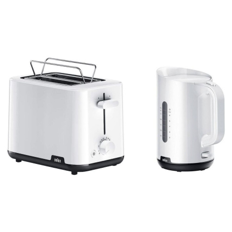 Braun Snídaňová kolekce Breakfast 1 - bílá (WK1100.WH & HT1010.WH)