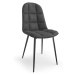 HALMAR Designová židle Brenna šedá