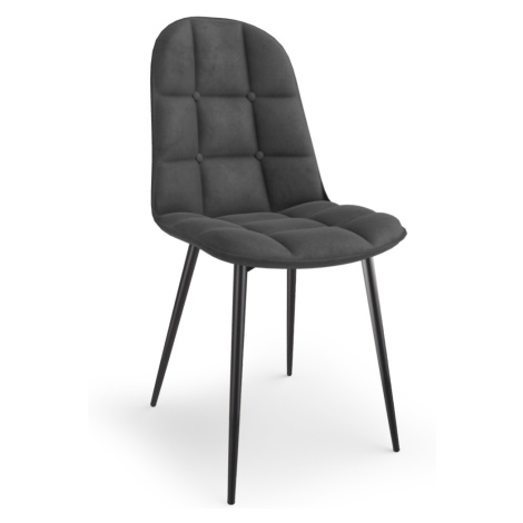 HALMAR Designová židle Brenna šedá